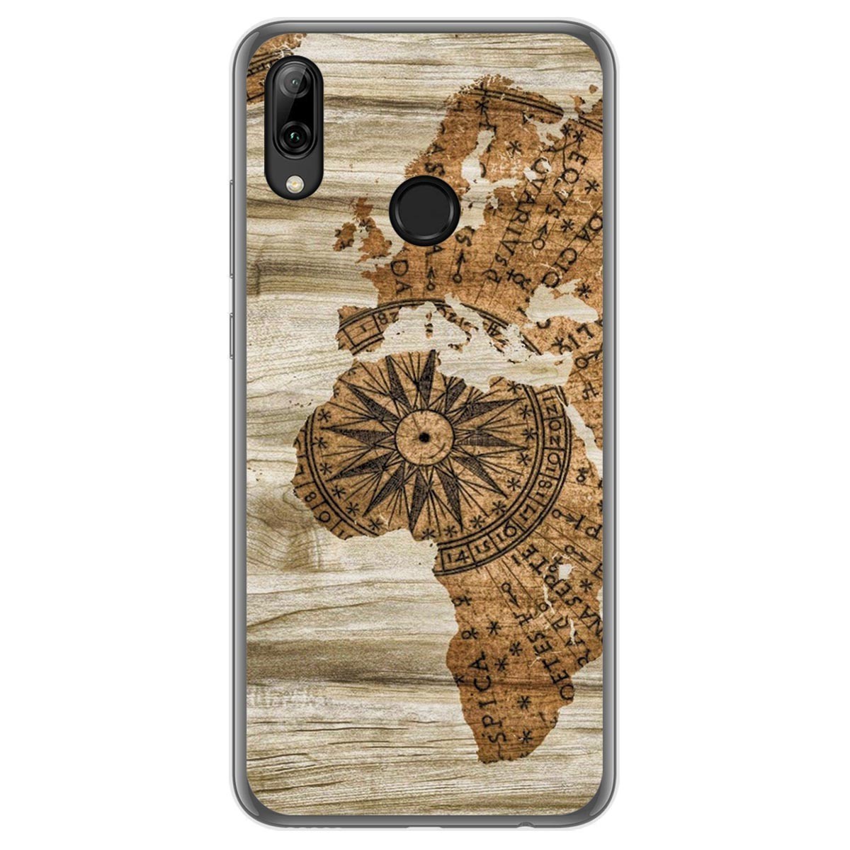 Funda Gel Tpu para Huawei P Smart 2019 / Honor 10 Lite diseño Madera 07 Dibujos