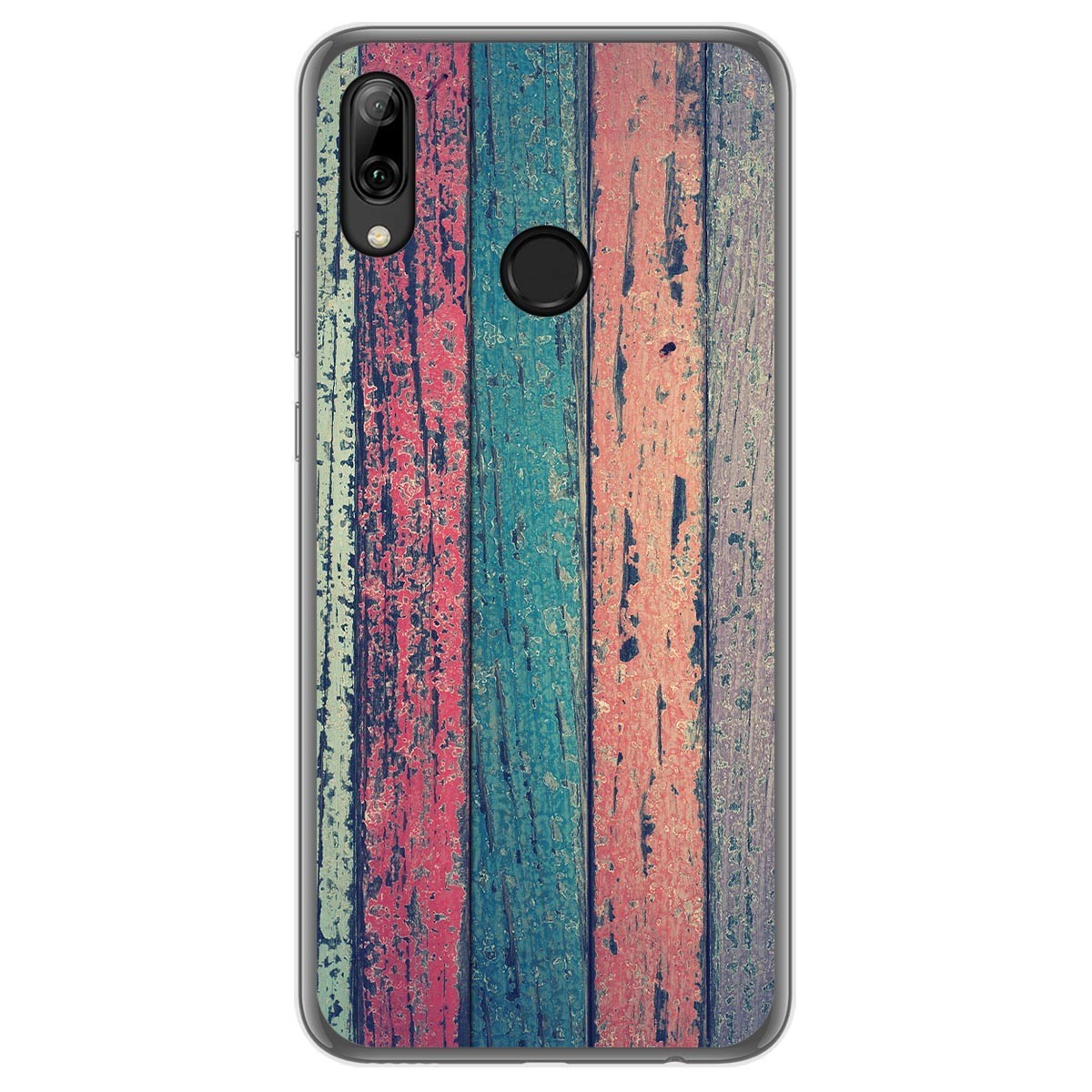 Funda Gel Tpu para Huawei P Smart 2019 / Honor 10 Lite diseño Madera 10 Dibujos