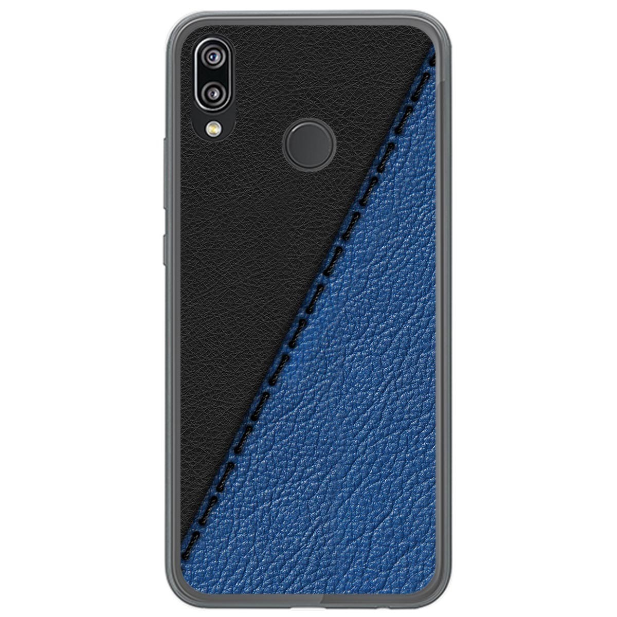 Funda Gel Tpu para Huawei P20 Lite diseño Cuero 02 Dibujos