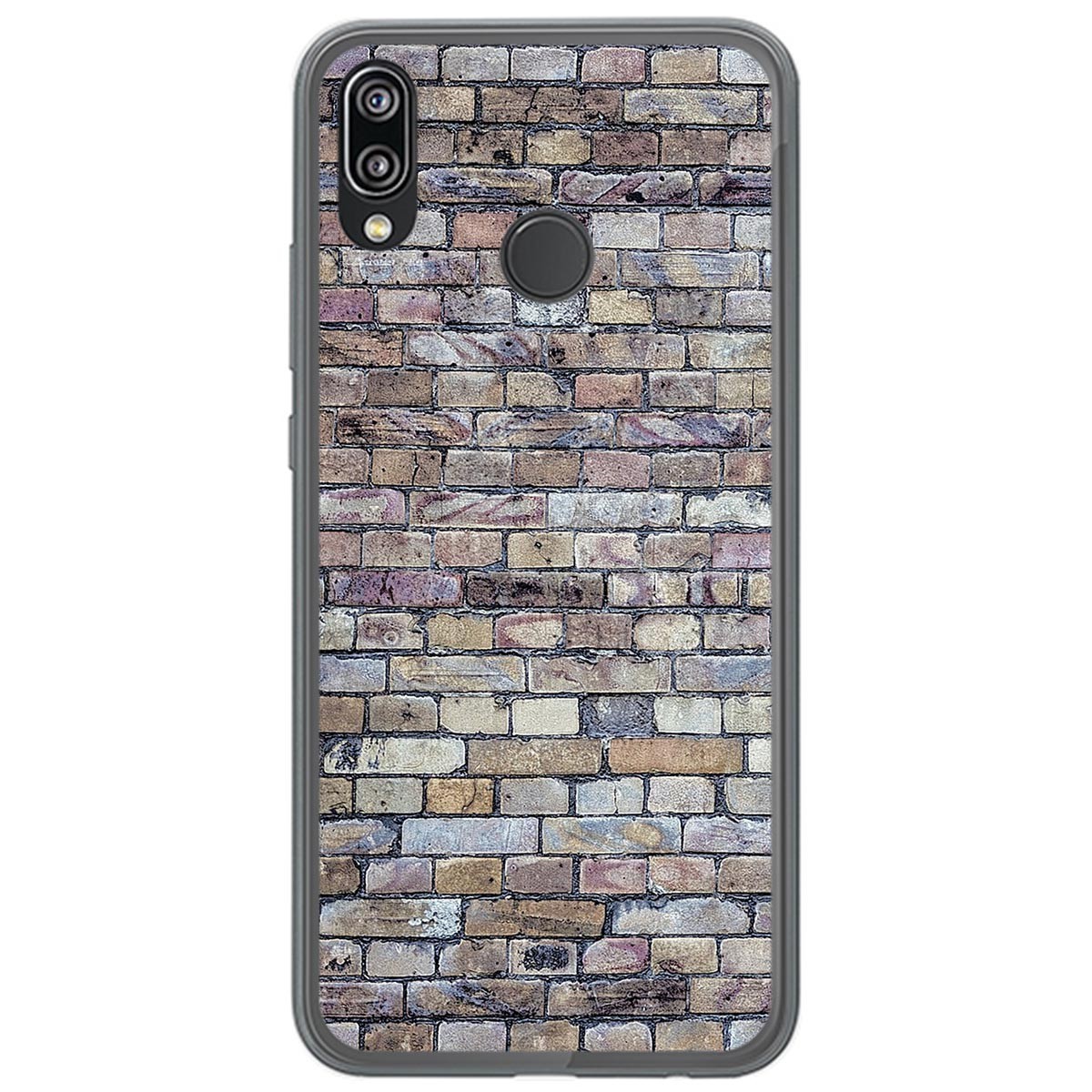Funda Gel Tpu para Huawei P20 Lite diseño Ladrillo 02 Dibujos
