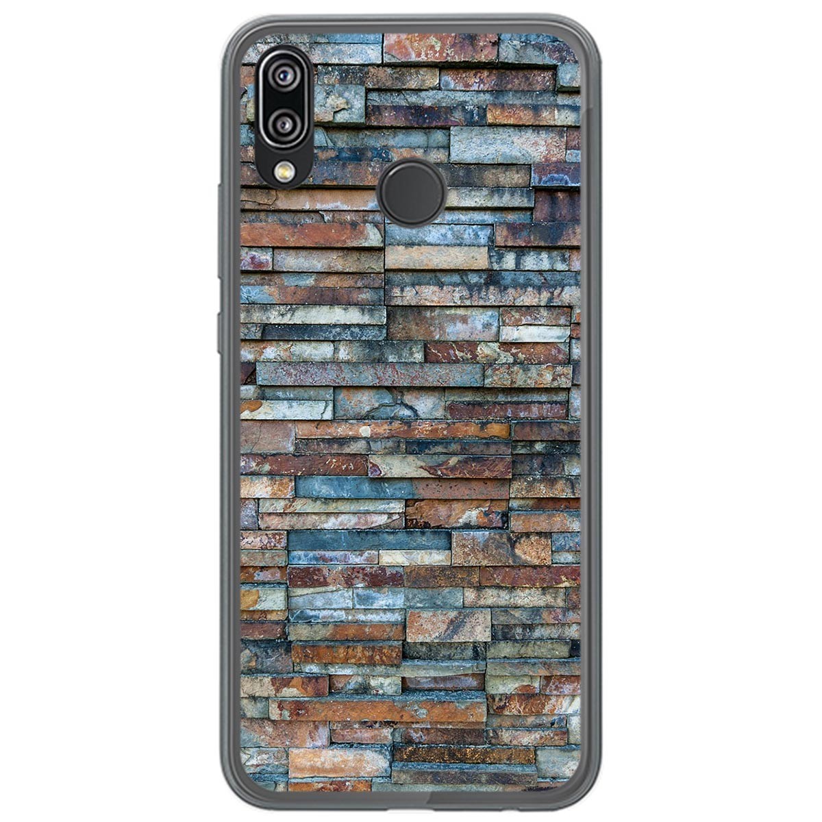 Funda Gel Tpu para Huawei P20 Lite diseño Ladrillo 05 Dibujos