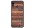 Funda Gel Tpu para Huawei P20 Lite diseño Madera 03 Dibujos