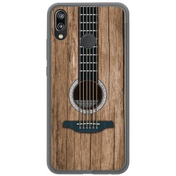 Funda Gel Tpu para Huawei P20 Lite diseño Madera 11 Dibujos