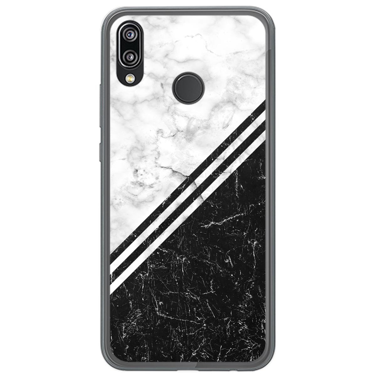 Funda Gel Tpu para Huawei P20 Lite diseño Mármol 01 Dibujos