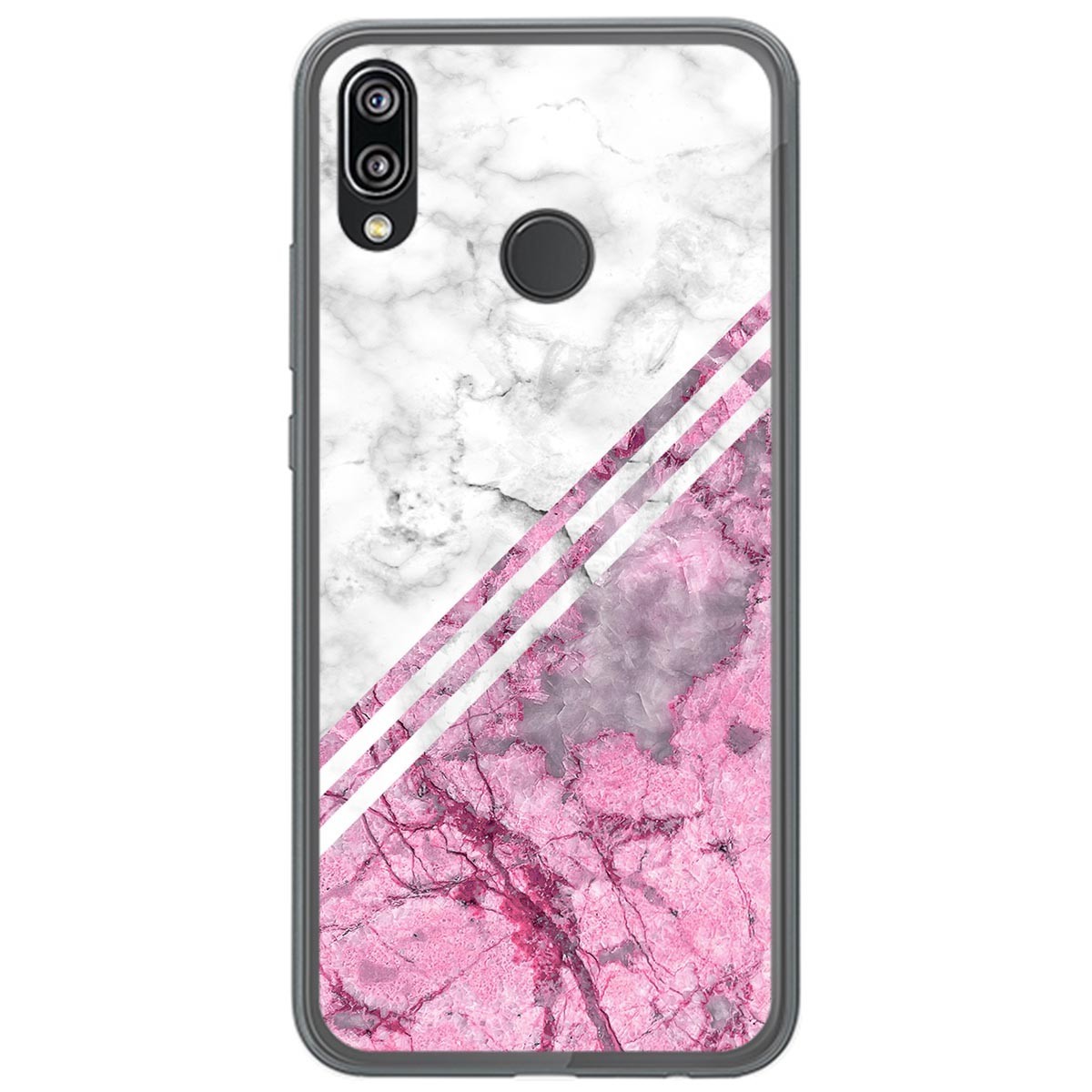 Funda Gel Tpu para Huawei P20 Lite diseño Mármol 03 Dibujos