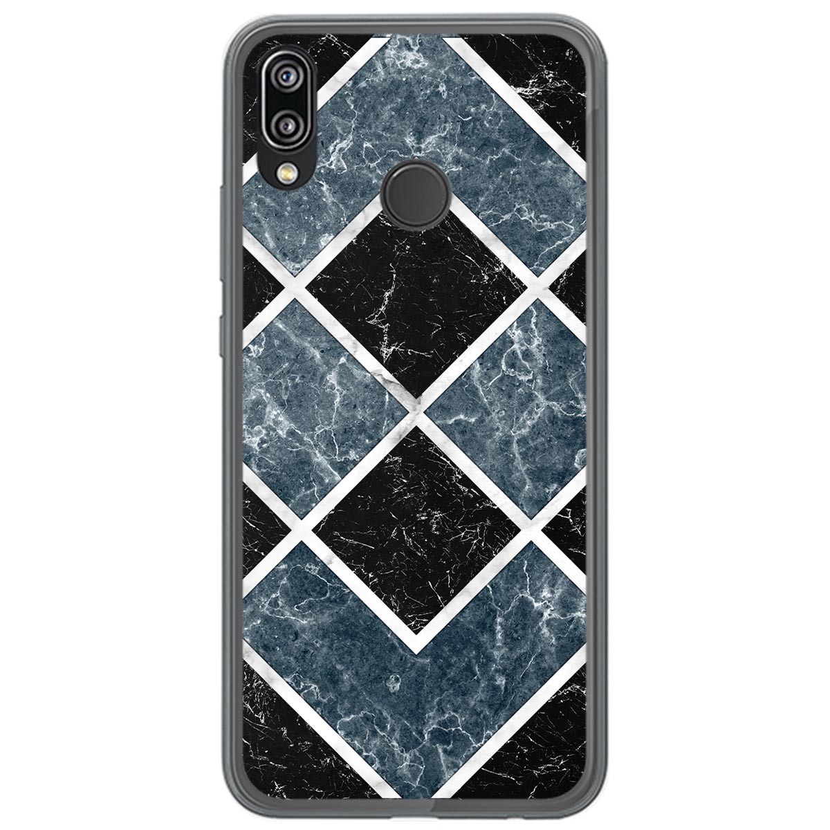 Funda Gel Tpu para Huawei P20 Lite diseño Mármol 06 Dibujos