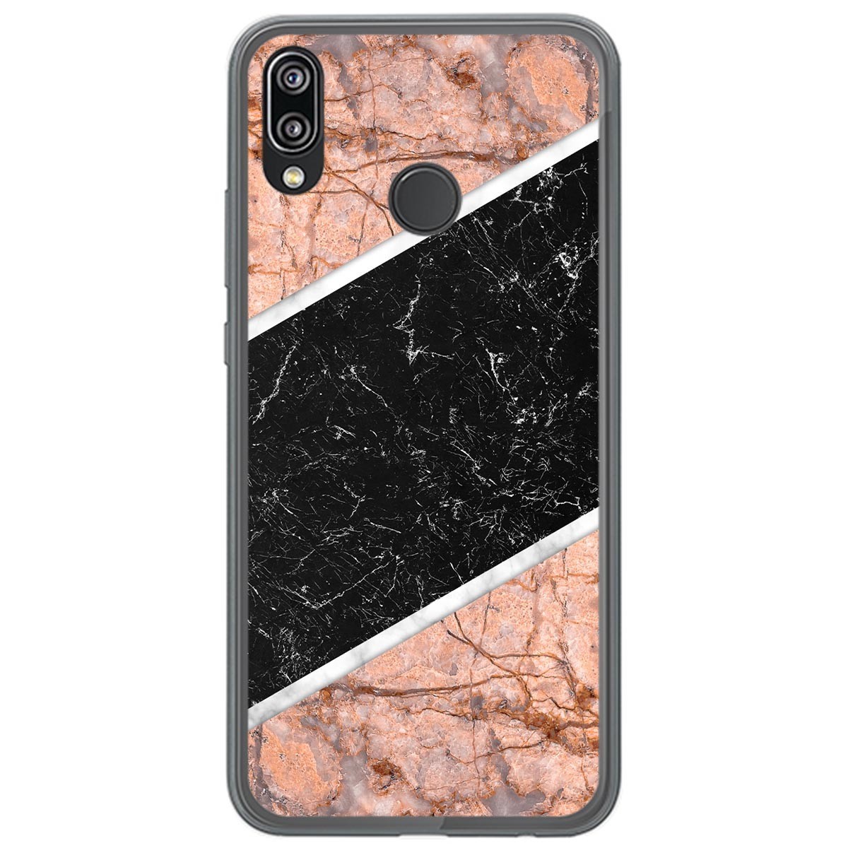Funda Gel Tpu para Huawei P20 Lite diseño Mármol 07 Dibujos