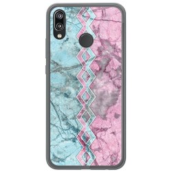 Funda Gel Tpu para Huawei P20 Lite diseño Mármol 08 Dibujos