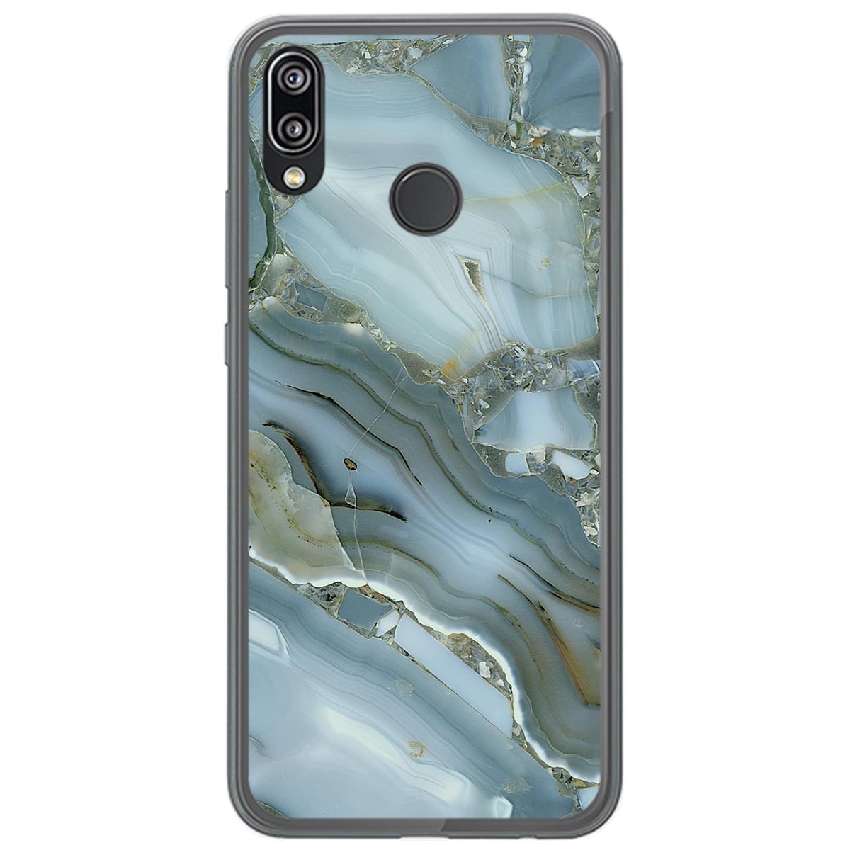 Funda Gel Tpu para Huawei P20 Lite diseño Mármol 09 Dibujos