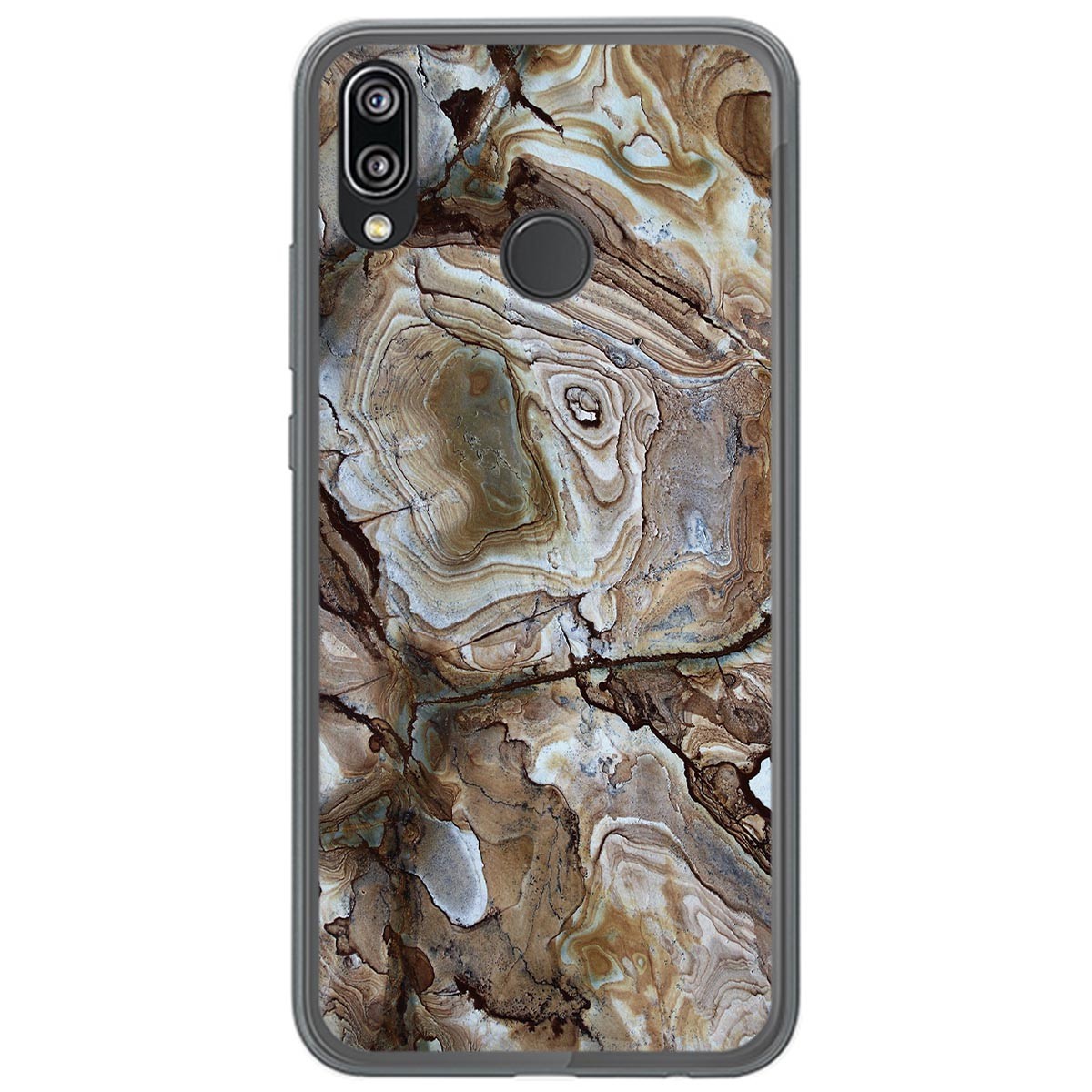Funda Gel Tpu para Huawei P20 Lite diseño Mármol 14 Dibujos