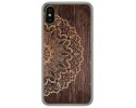 Funda Gel Tpu para Iphone  X / Xs diseño Madera 06 Dibujos