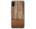 Funda Gel Tpu para Iphone  X / Xs diseño Madera 09 Dibujos
