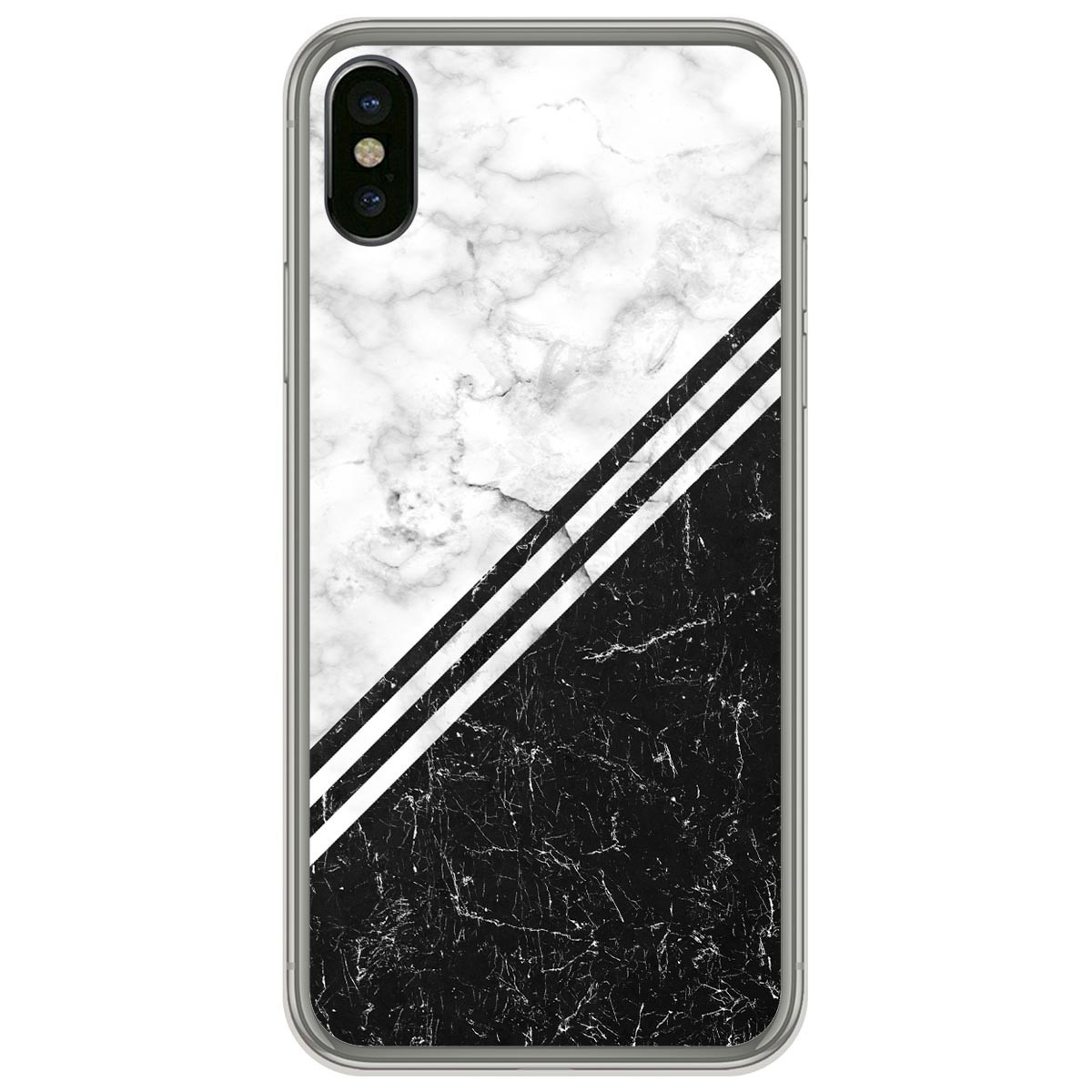 Funda Gel Tpu para Iphone  X / Xs diseño Mármol 01 Dibujos