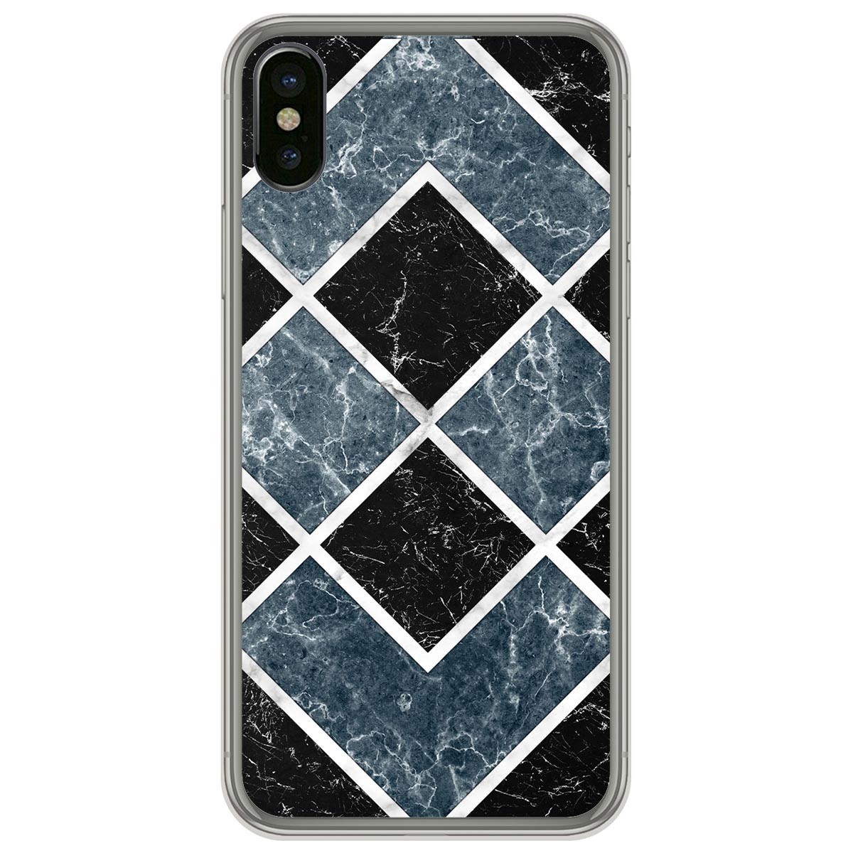 Funda Gel Tpu para Iphone  X / Xs diseño Mármol 06 Dibujos