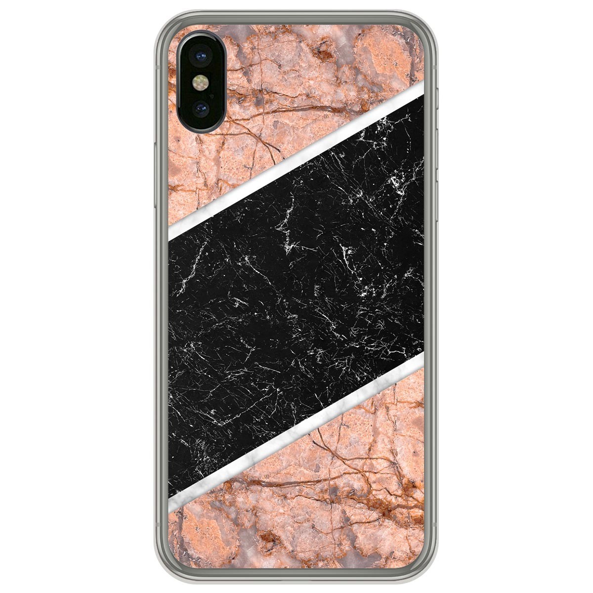 Funda Gel Tpu para Iphone  X / Xs diseño Mármol 07 Dibujos