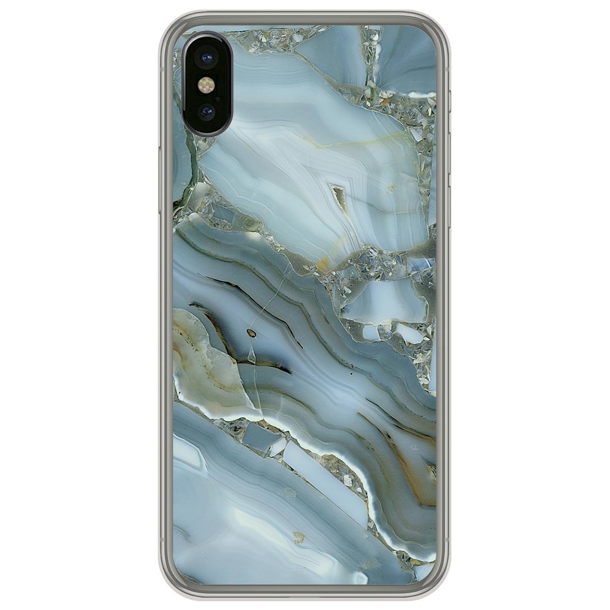 Funda Gel Tpu para Iphone  X / Xs diseño Mármol 09 Dibujos