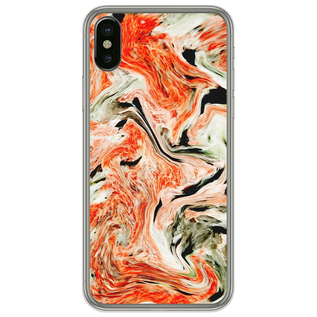 Funda Gel Tpu para Iphone  X / Xs diseño Mármol 12 Dibujos