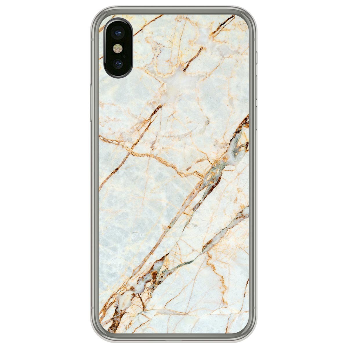 Funda Gel Tpu para Iphone  X / Xs diseño Mármol 13 Dibujos
