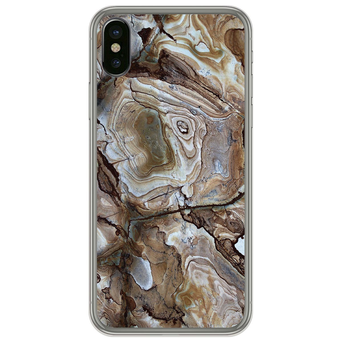 Funda Gel Tpu para Iphone  X / Xs diseño Mármol 14 Dibujos