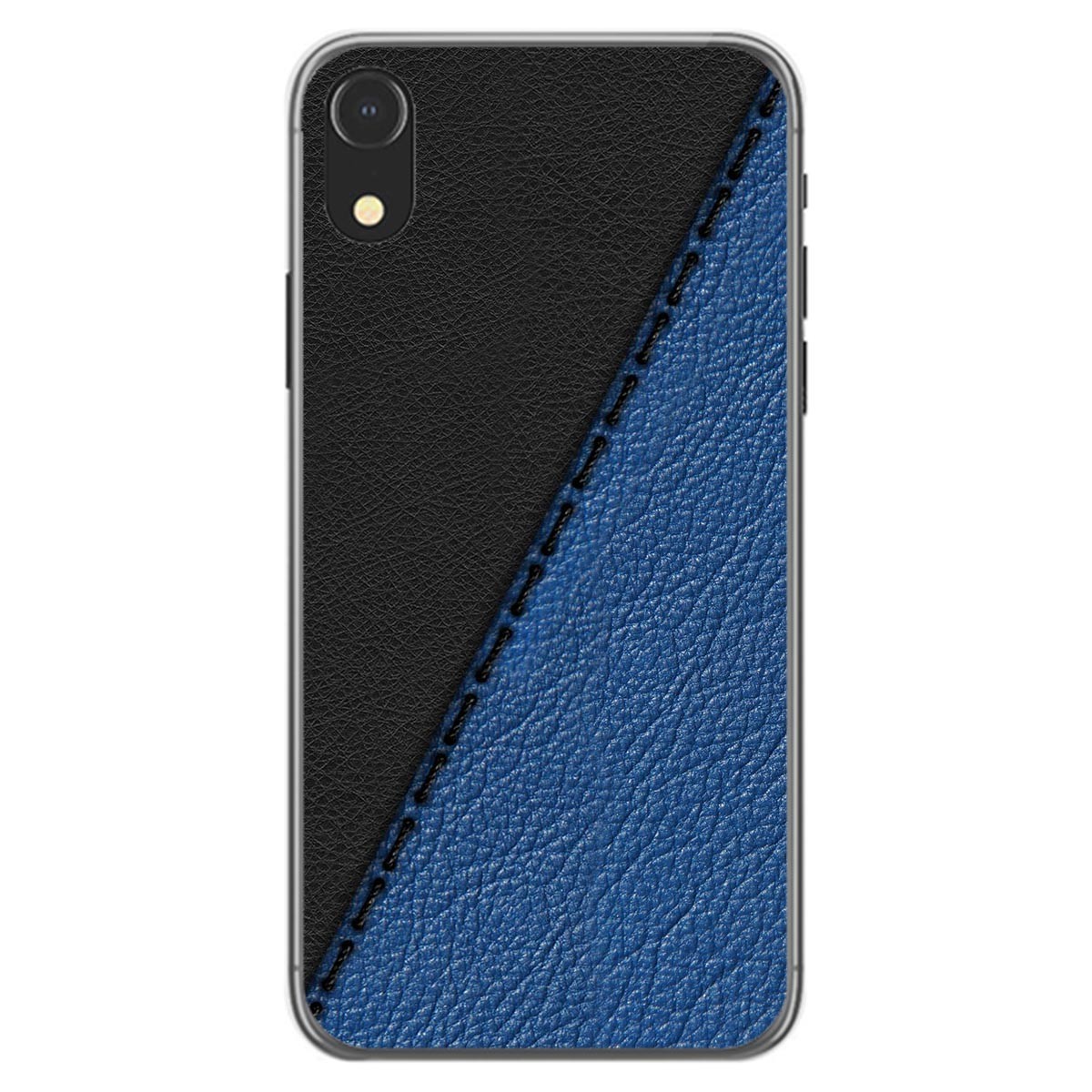 Funda Gel Tpu para Iphone Xr diseño Cuero 02 Dibujos