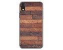 Funda Gel Tpu para Iphone Xr diseño Madera 03 Dibujos