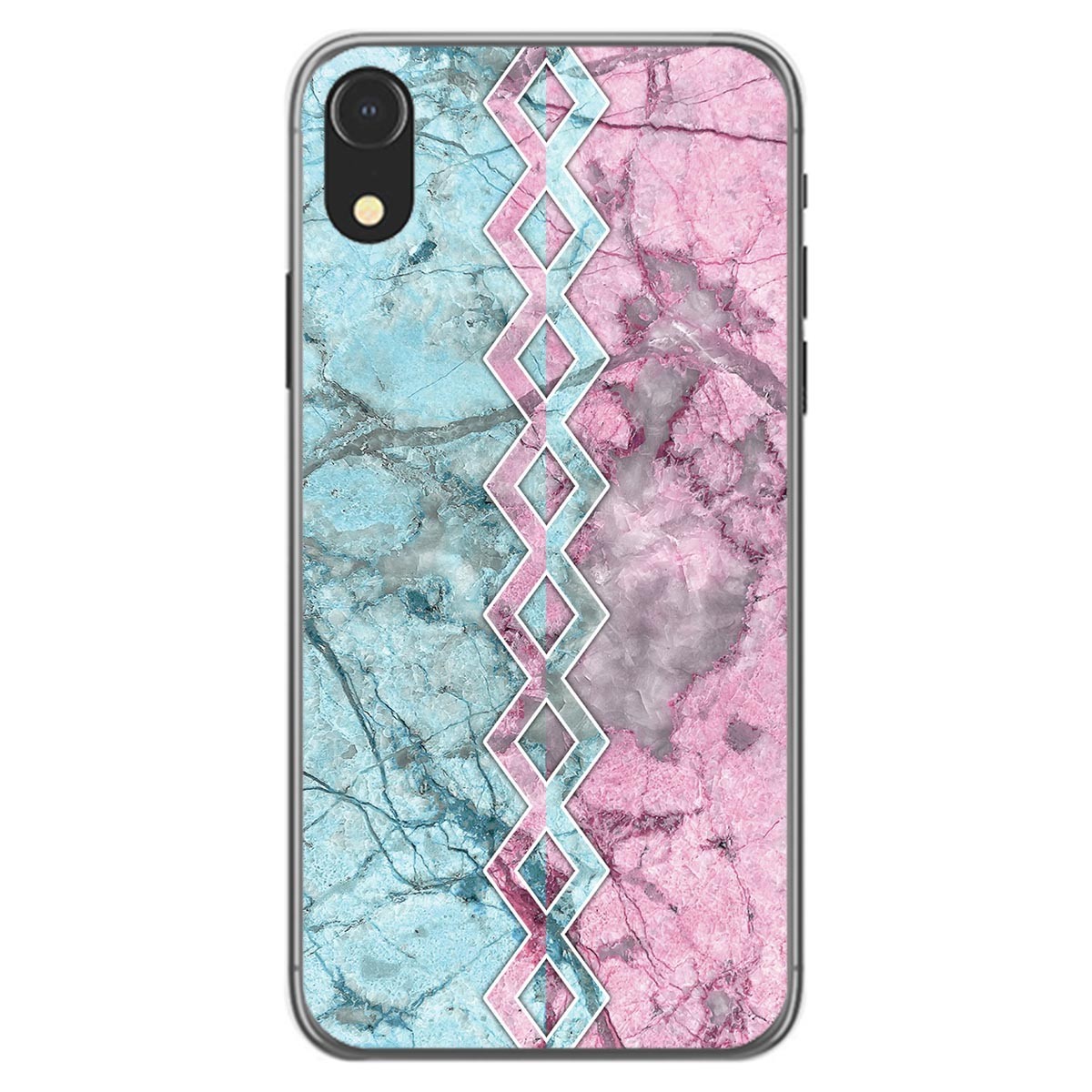 Funda Gel Tpu para Iphone Xr diseño Mármol 08 Dibujos