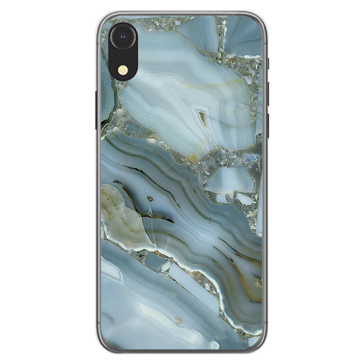 Funda Gel Tpu para Iphone Xr diseño Mármol 09 Dibujos