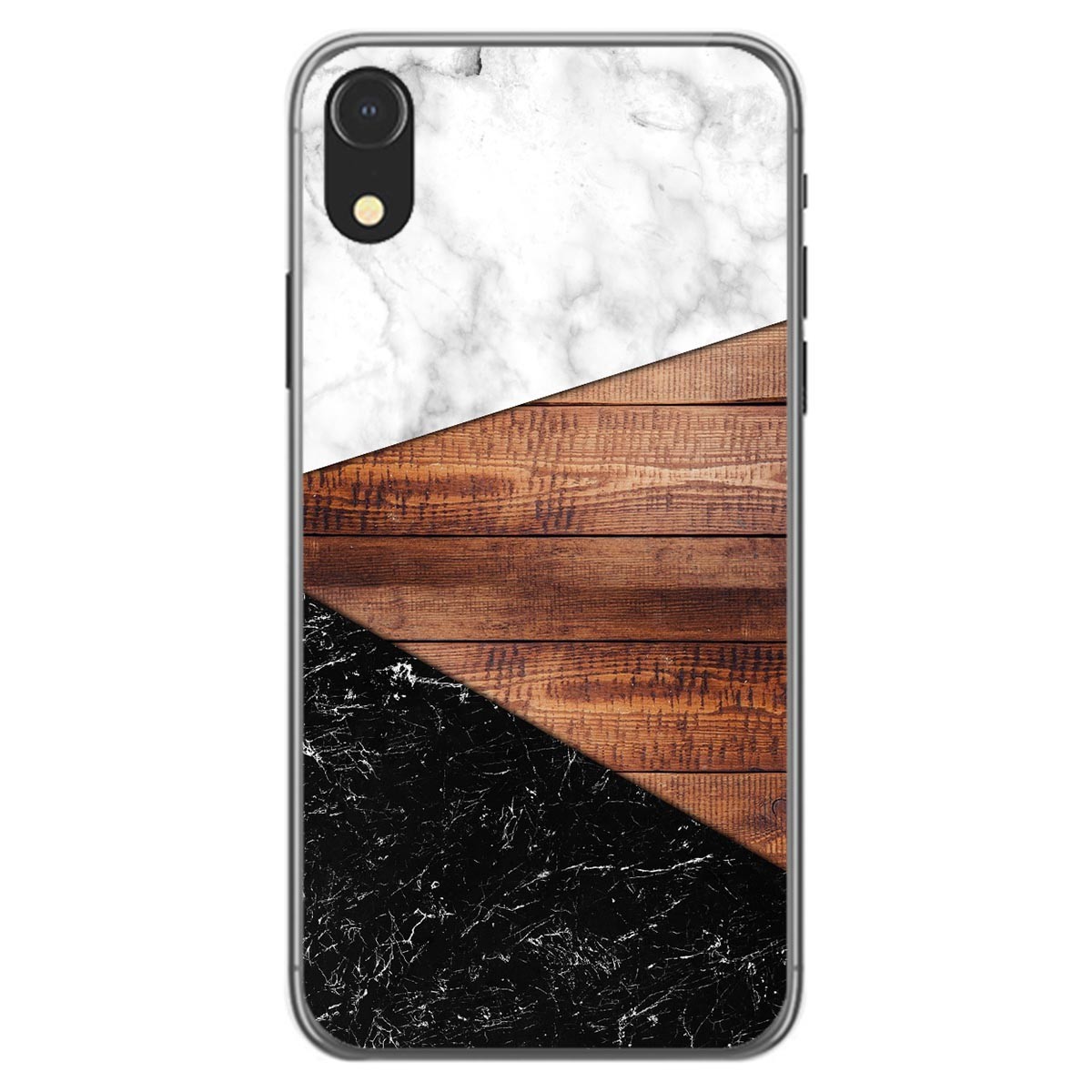 Funda Gel Tpu para Iphone Xr diseño Mármol 11 Dibujos