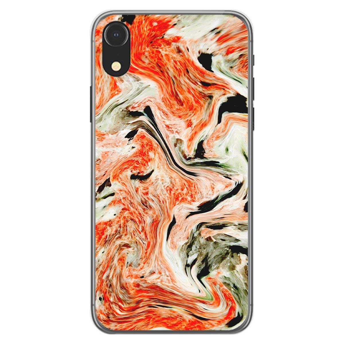 Funda Gel Tpu para Iphone Xr diseño Mármol 12 Dibujos