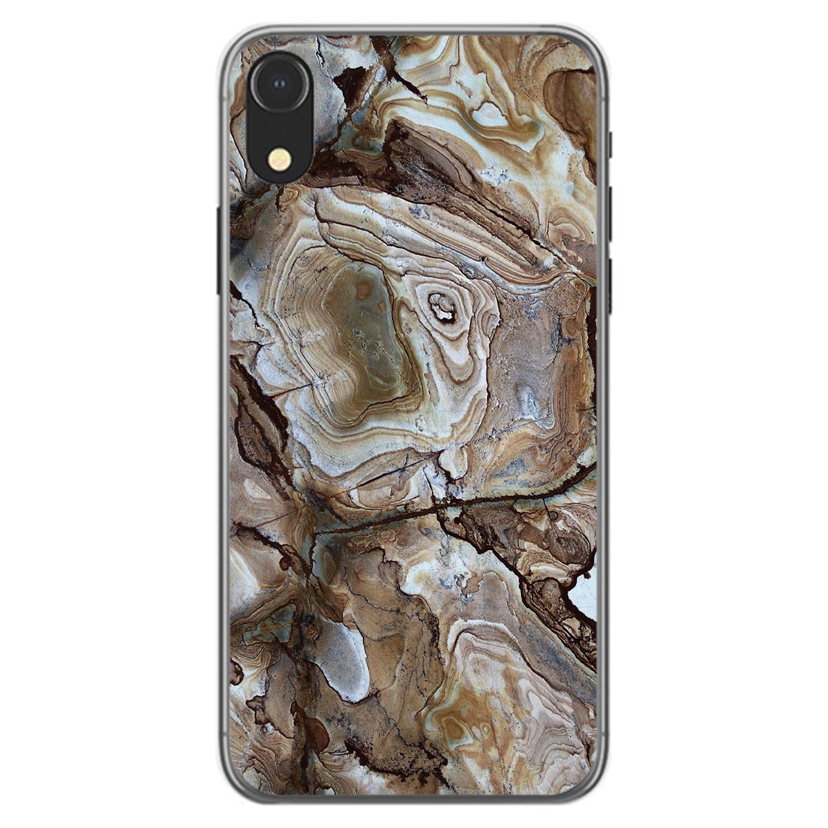 Funda Gel Tpu para Iphone Xr diseño Mármol 14 Dibujos