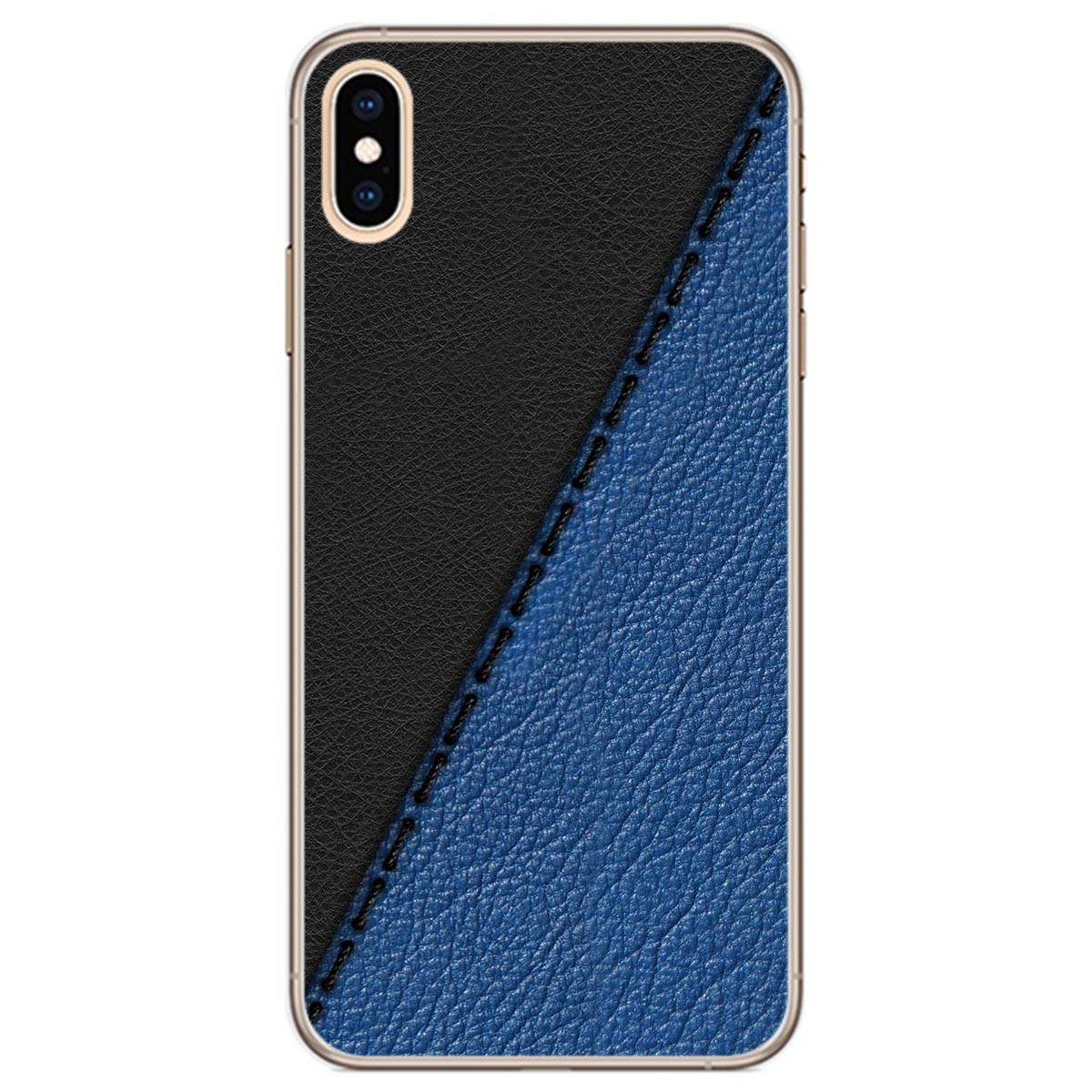 Funda Gel Tpu para Iphone Xs Max diseño Cuero 02 Dibujos