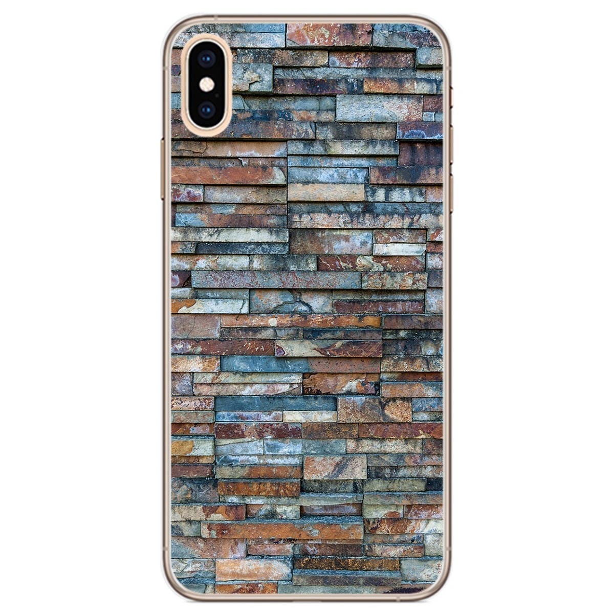Funda Gel Tpu para Iphone Xs Max diseño Ladrillo 05 Dibujos