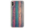 Funda Gel Tpu para Iphone Xs Max diseño Madera 10 Dibujos