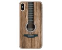 Funda Gel Tpu para Iphone Xs Max diseño Madera 11 Dibujos