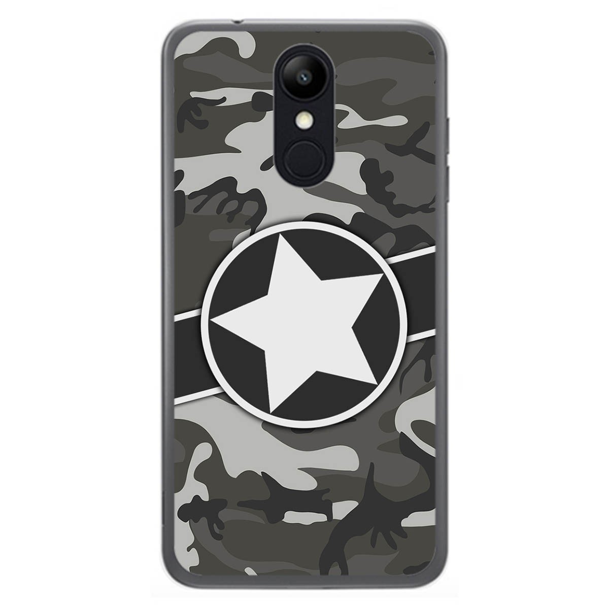 Funda Gel Tpu para Lg K9 diseño Camuflaje 02 Dibujos