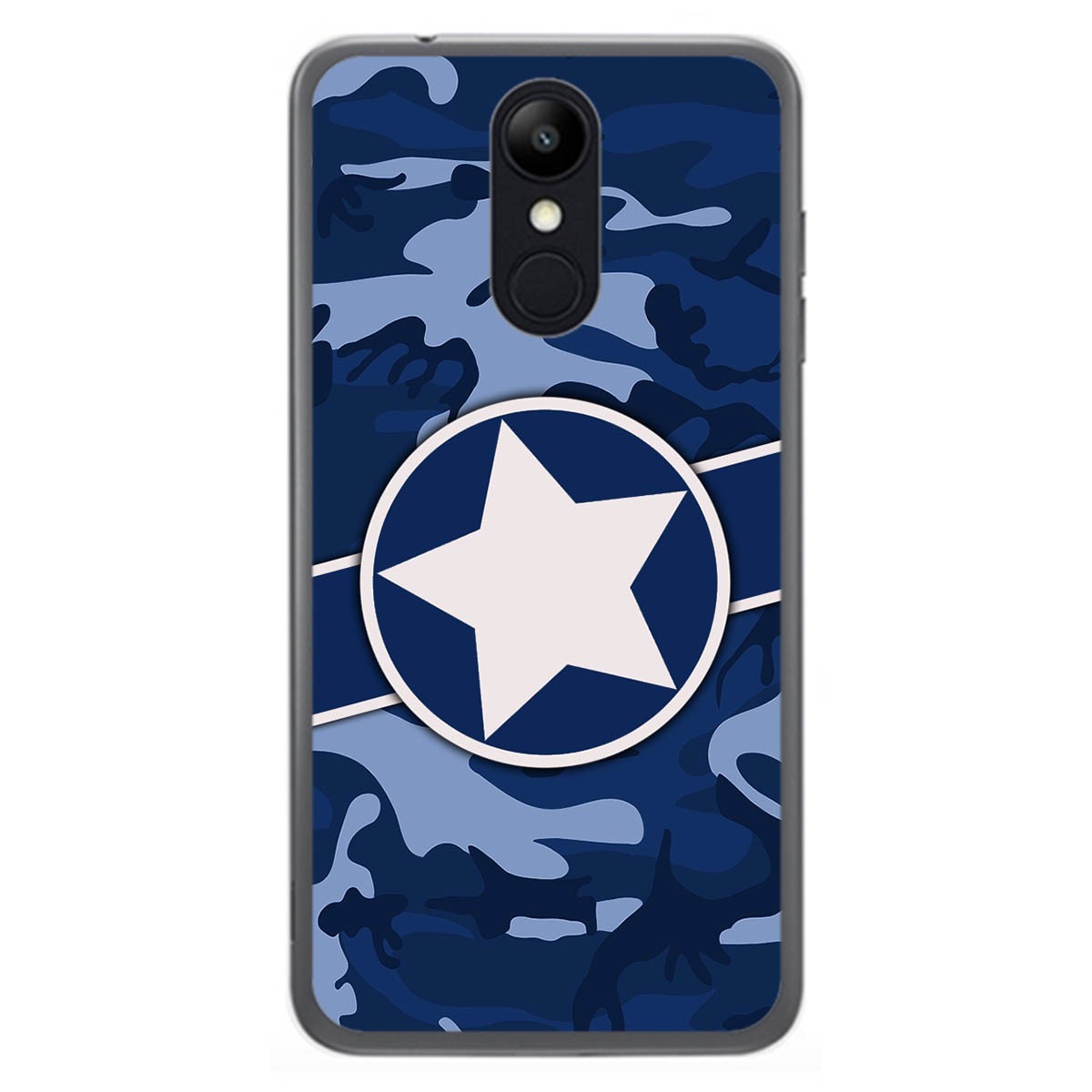 Funda Gel Tpu para Lg K9 diseño Camuflaje 03 Dibujos