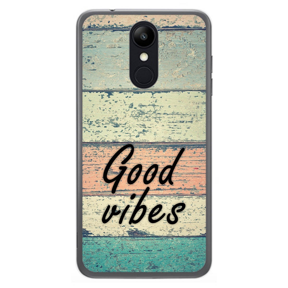 Funda Gel Tpu para Lg K9 diseño Madera 01 Dibujos