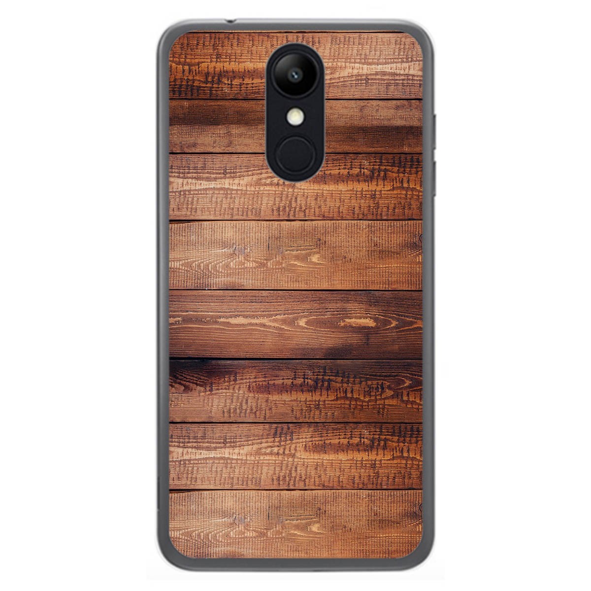 Funda Gel Tpu para Lg K9 diseño Madera 02 Dibujos