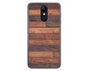 Funda Gel Tpu para Lg K9 diseño Madera 03 Dibujos