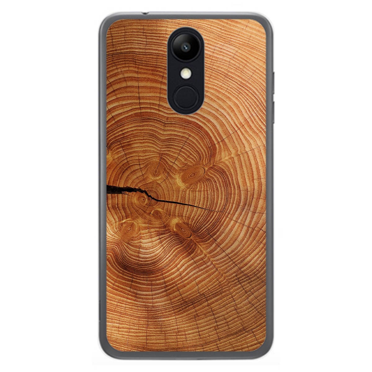 Funda Gel Tpu para Lg K9 diseño Madera 04 Dibujos