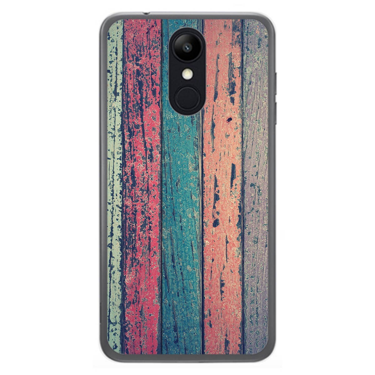 Funda Gel Tpu para Lg K9 diseño Madera 10 Dibujos