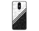 Funda Gel Tpu para Lg K9 diseño Mármol 01 Dibujos