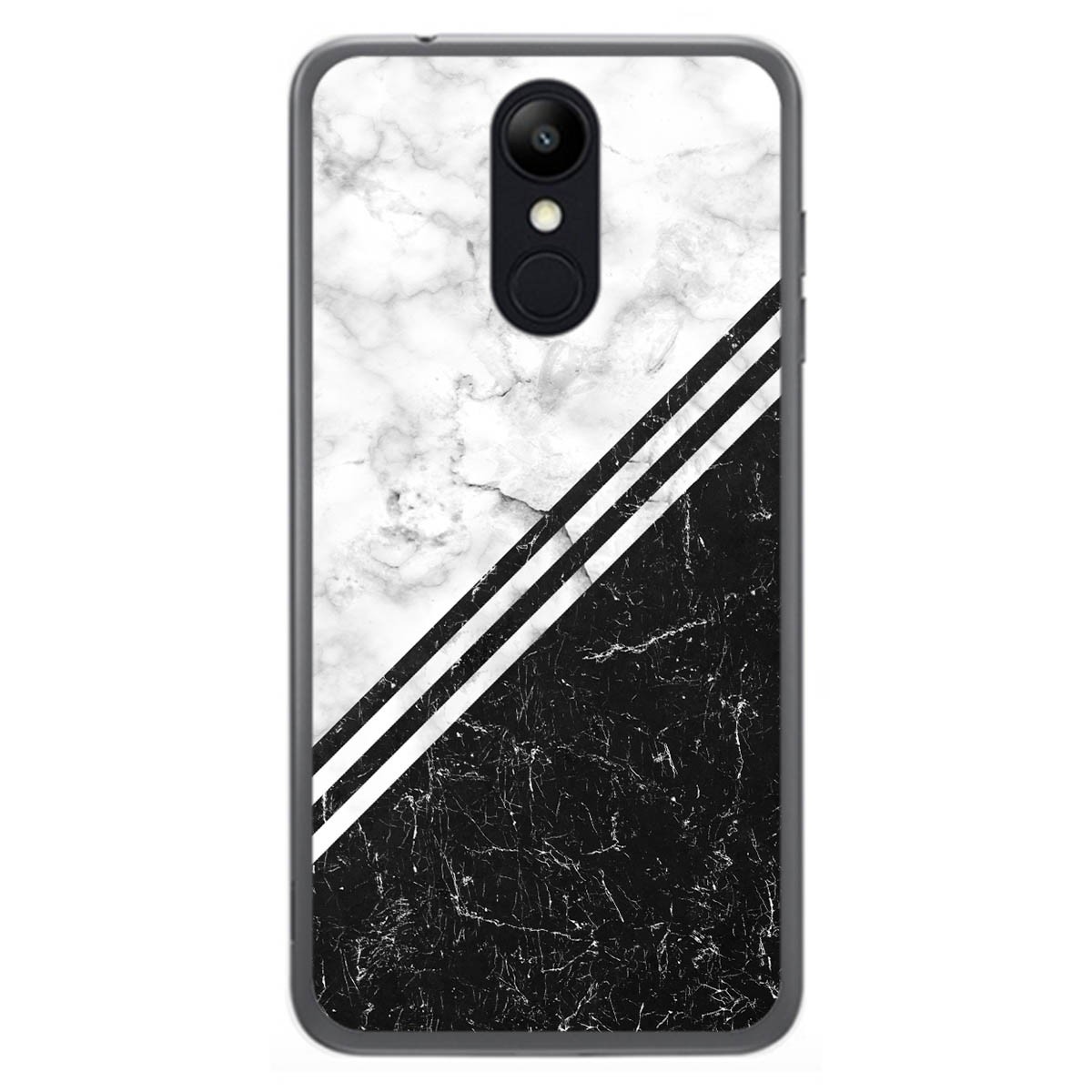 Funda Gel Tpu para Lg K9 diseño Mármol 01 Dibujos
