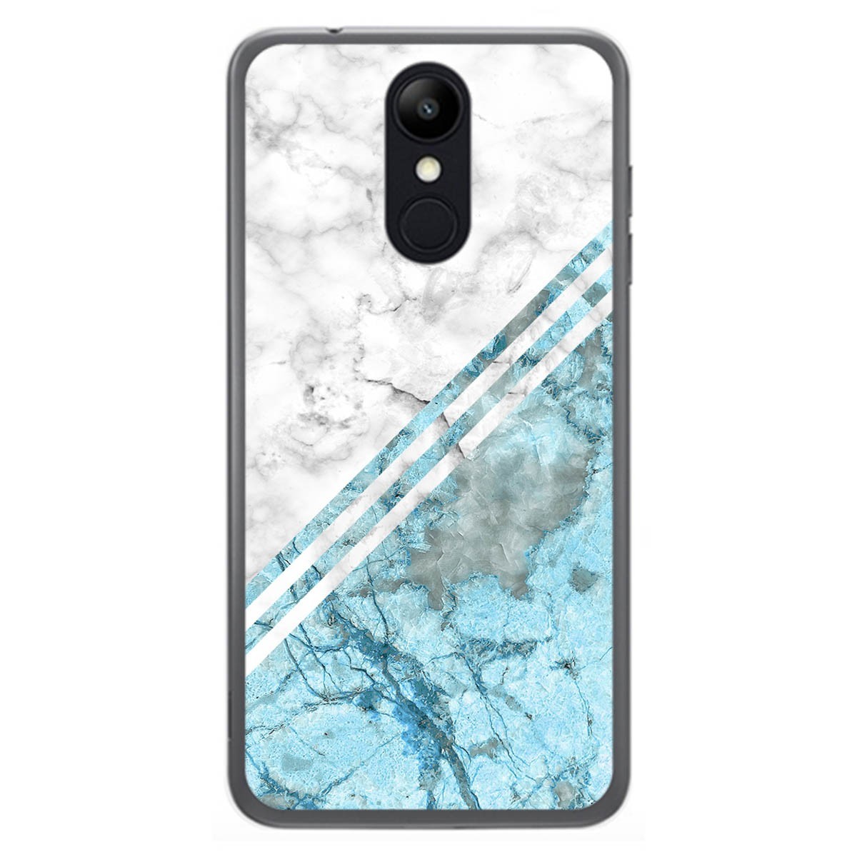 Funda Gel Tpu para Lg K9 diseño Mármol 02 Dibujos