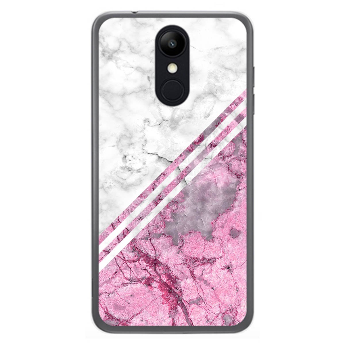 Funda Gel Tpu para Lg K9 diseño Mármol 03 Dibujos