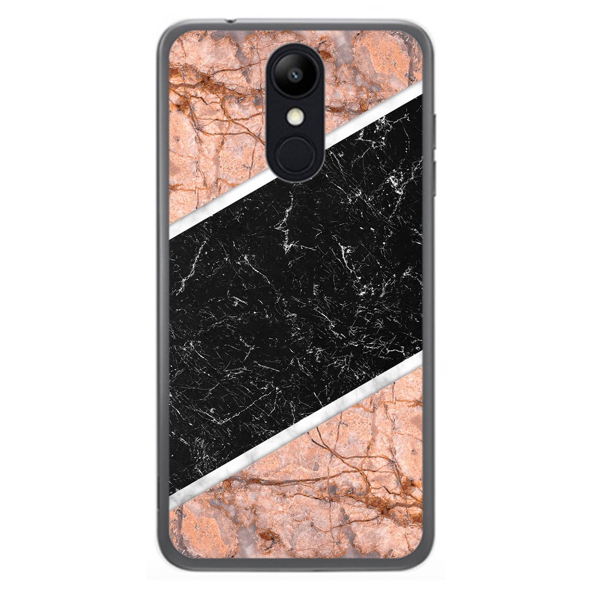 Funda Gel Tpu para Lg K9 diseño Mármol 07 Dibujos