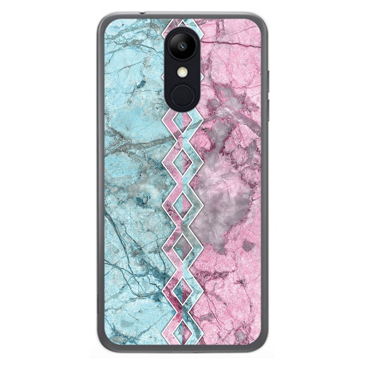 Funda Gel Tpu para Lg K9 diseño Mármol 08 Dibujos