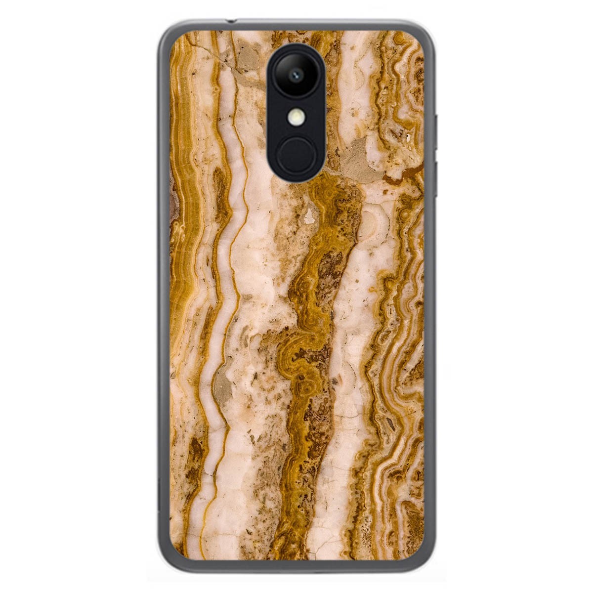 Funda Gel Tpu para Lg K9 diseño Mármol 10 Dibujos