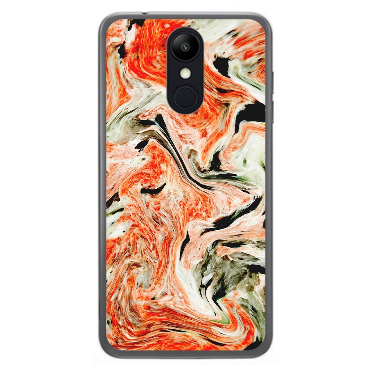 Funda Gel Tpu para Lg K9 diseño Mármol 12 Dibujos