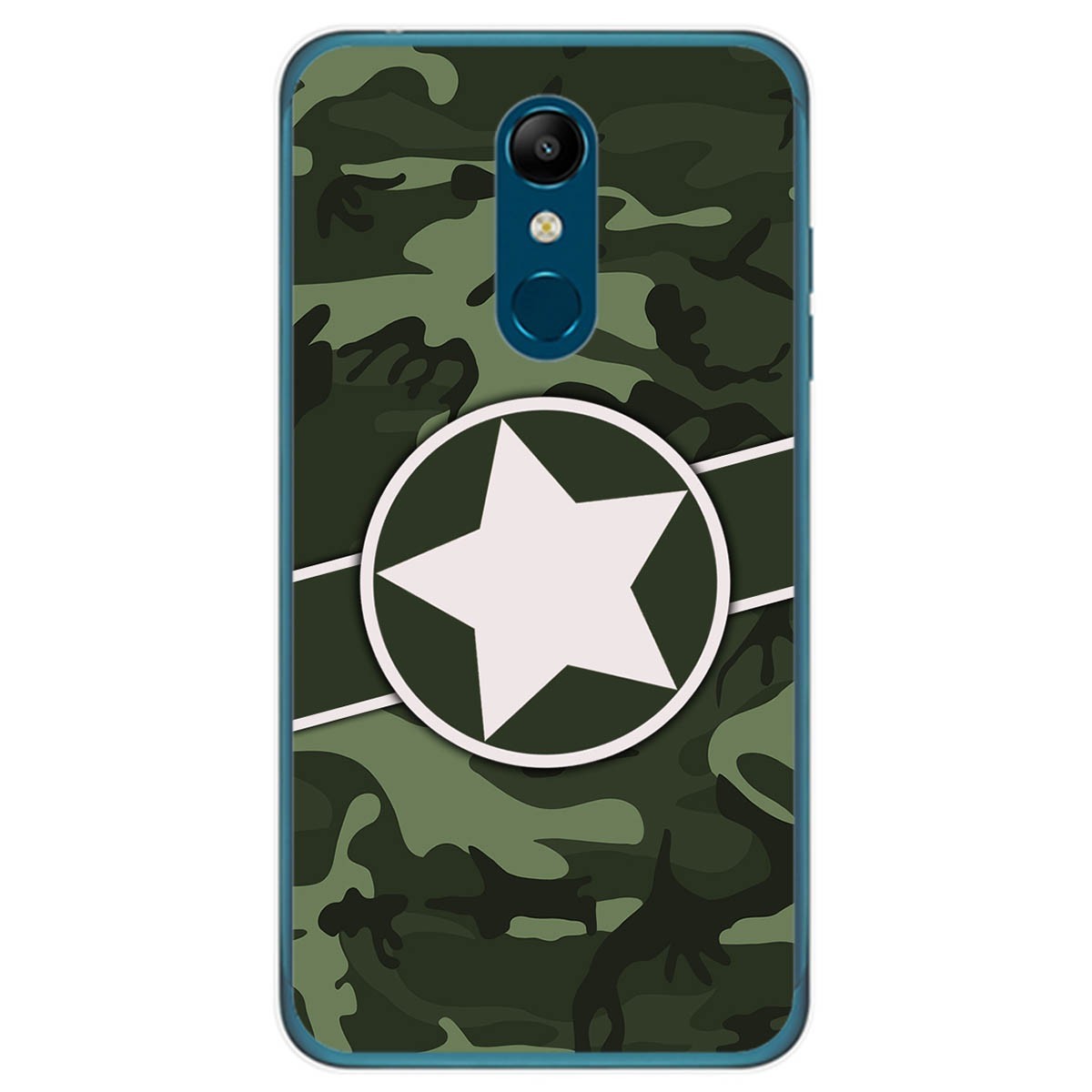 Funda Gel Tpu para Lg K11 diseño Camuflaje 01 Dibujos